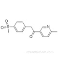 2- (4-MESYLPHENYL) -1- (6-METHYLPYRIDIN-3-YL) - ETHAN-1-ONE CAS 221615-75-4